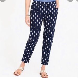 J. Crew Blue Linen Pants